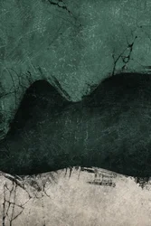 Moody Green Textured Landscape