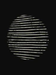 Striped Circle Shadow