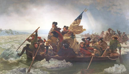 Washington Crossing the Delaware; Christmas 1776; late 19th Century