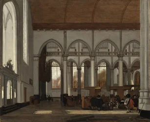 Interior of the Oude Kerk, Amsterdam