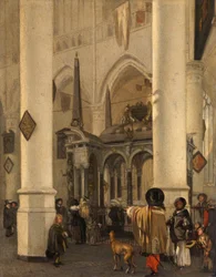 The Nieuwe Kerk in Delft with the Tomb of William the Silent