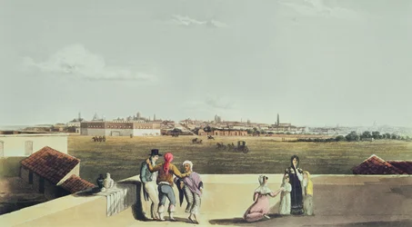 General View of Buenos Aires from the Plaza del Toros, from Picturesque Illustrations of Buenos Aires and Montevideo