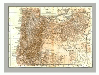 Map of Oregon