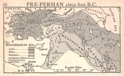Pre-Persian, circa 600 B.C.