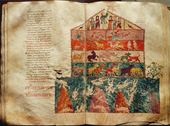 The Ark Floats on a Rising Flood Which Engulfs All Mankind