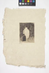 Still Life with Vase and Bottle