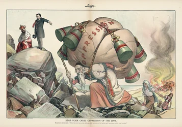 Stop Your Cruel Oppression of the Jews, Judge magazine of September 1905