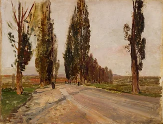 Boulevard of Poplars near Plankenberg, c. 1890