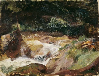 Mountain Stream in Ramsau