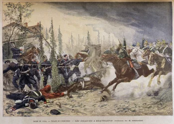 Dragons at Gravelotte (1870) - in 