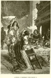 A Supper at Whitehall under Charles II