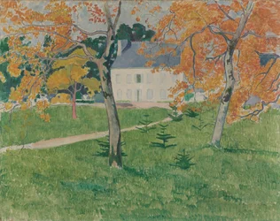 House among trees. Pont-Aven, 1888