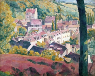 Pont-Aven Seen From The Bois D