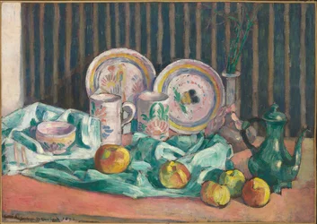 Still Life with Apples and Fruit Dishes