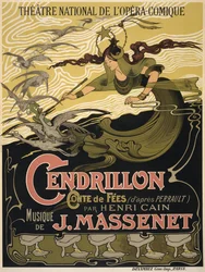 Poster for the Opera Cendrillon by Jules Massenet