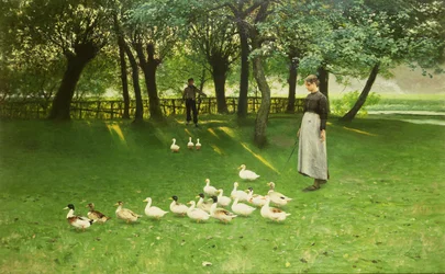 The Duck Girl, early 1880s