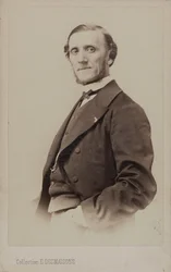 Portrait of the pianist and composer Jean-Henri Ravina