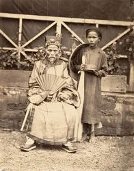 Chief of Village in Official Costume, Cochinchina, 1866