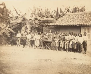 Cambodian Prince and his Procession