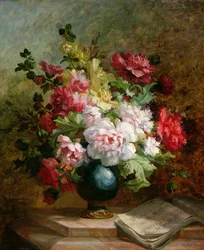 Still Life with Flowers and Sheet Music