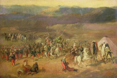 The Capture of the Retinue of Abd-el-Kader (1808-83) or, The Battle of Isly on August 14th, 1844, 1844-63