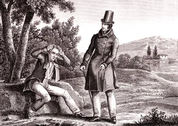 The miser loses his treasure, Fable by La Fontaine