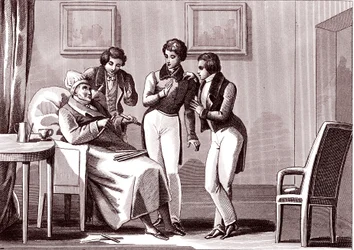 The old man and the sons, Fable by La Fontaine