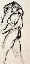 Study of a Man Carrying a Log