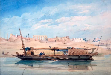 A Boat on the Nile, Luxor, Egypt