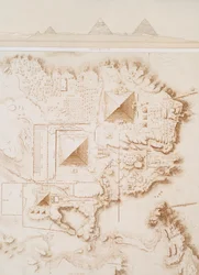 Plan of Part of the Memphis Necropolis, Giza Plateau