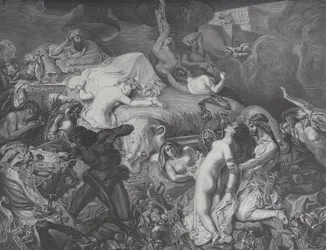 Sardanapale, from Le Monde Illustré