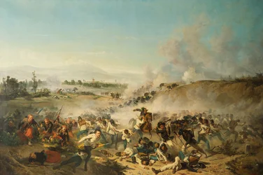 The Battle of Palestro fought in 1859
