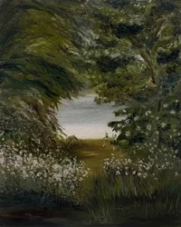 Serene Path to Lake