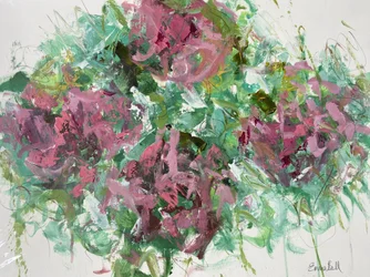 Pink Floral Abstraction