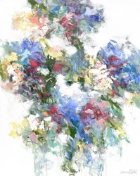 Vibrant Floral Abstract