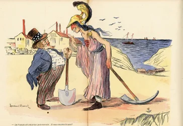 The Butter Plate, Satirical in Colors