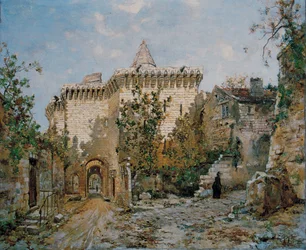 Gate to the Castle of Loches (1888)