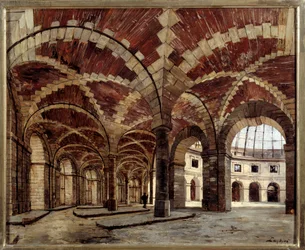 Internal View of the Old Wheat Hall