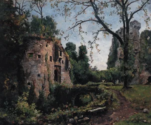The Bastion des Ormes, Interior of the Château de Clisson