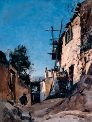 The Old Town Below the Cemetery, Menton