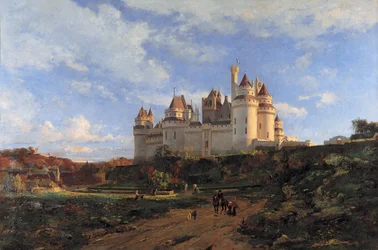 The Castle of Pierrefonds (Around 1868)