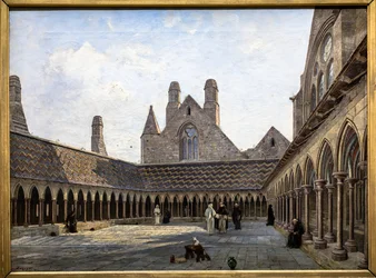 The Cloister of Mont Saint-Michel
