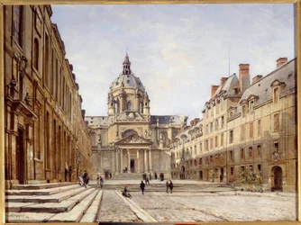 The Court of the Old Sorbonne in Paris