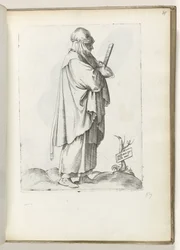 Hispana Rustica Mul (Woman to the Right, Dressed in Spanish Clothing ca. 1550)