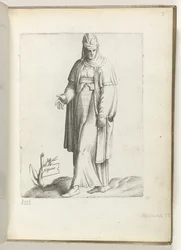 Hispaniae, Woman in Spanish Clothing, ca. 1550