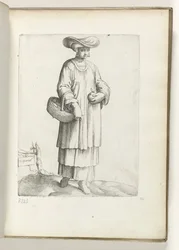 Woman with Basket in Spanish Clothing, ca. 1550