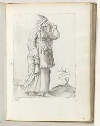 Tartar Woman, ca. 1550 Diversarum gentium nostrae aetatis habitus (series title)
