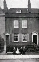 387, Commercial Road, Portsmouth, Hampshire, birthplace of Charles Dickens on 7th February, 1812, c.1900