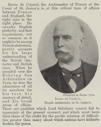 Baron de Courcel, French Ambassador at St. James
