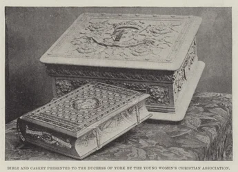 Bible and Casket presented to the Duchess of York by the Young Women